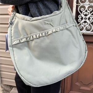 Puma Eris Olive Green Crossbody Bag